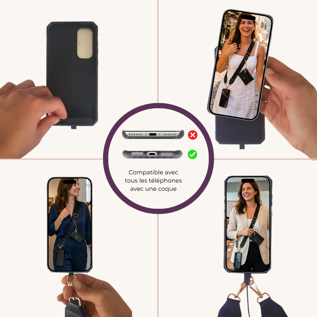 Lanières de téléphone portable multi-usages