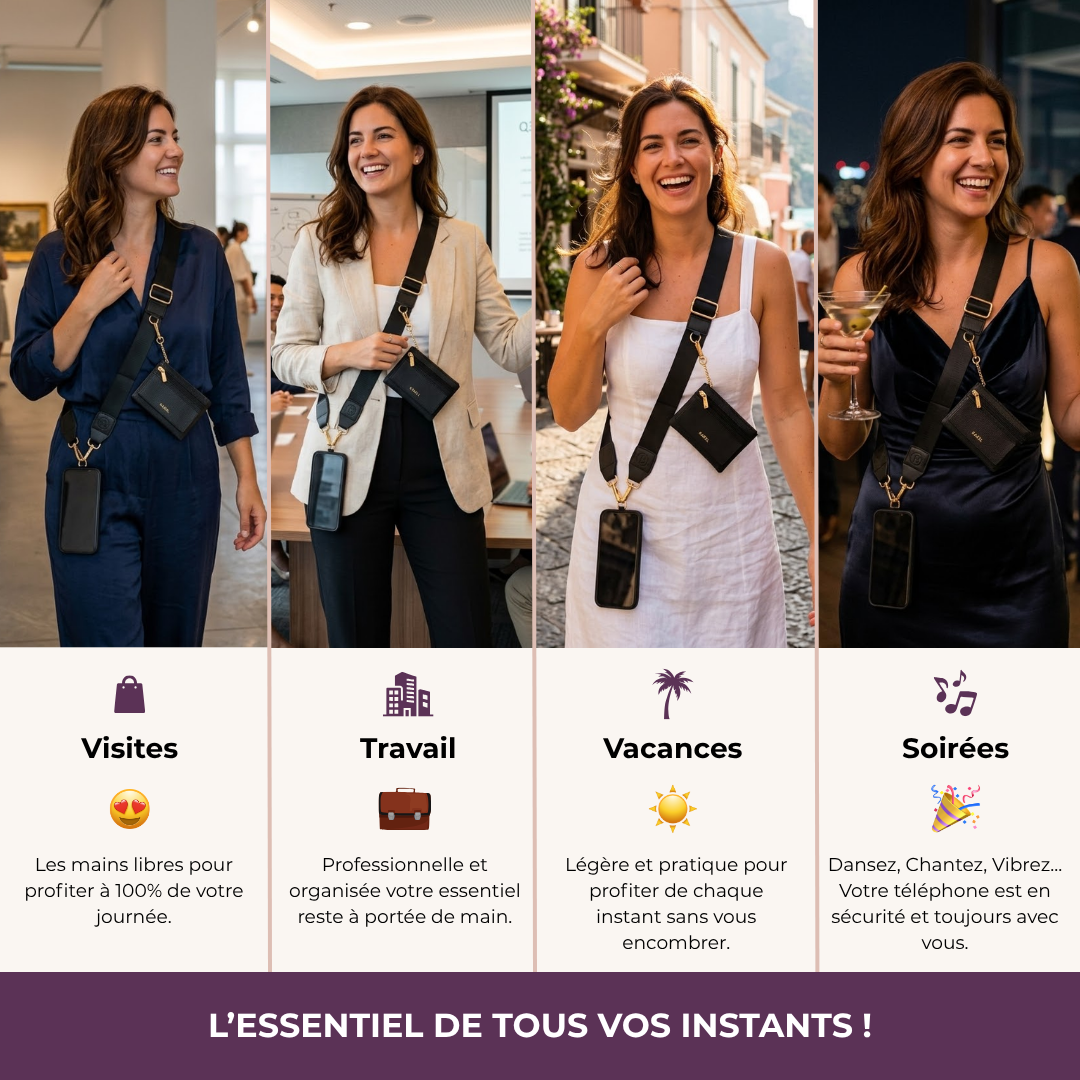 Lanières de téléphone portable multi-usages